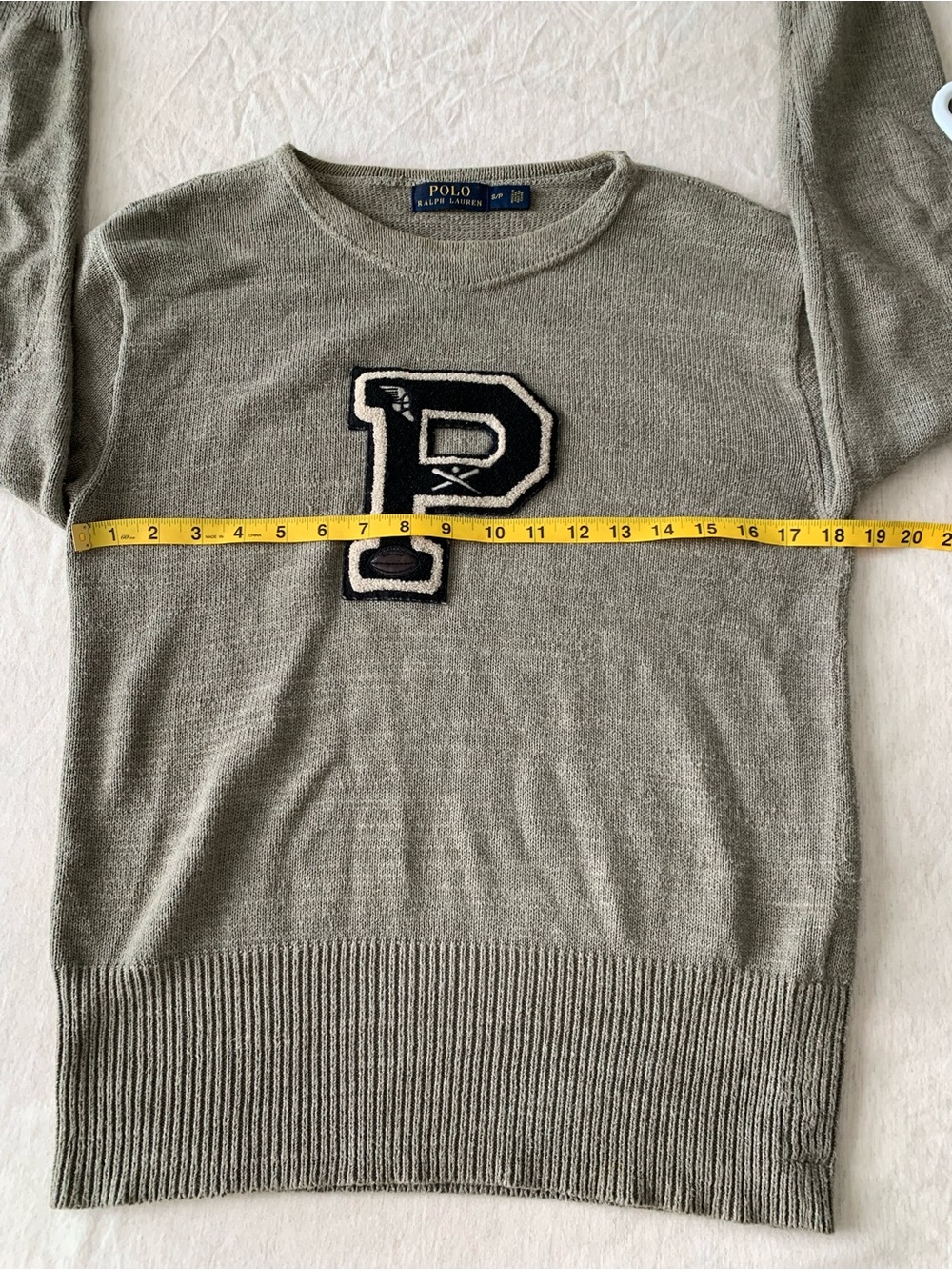 Polo Ralph Lauren Men's Varsity Crewneck Sweater Size S - Picture 8 of 10